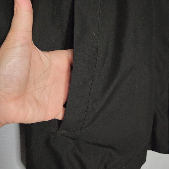 Roundtree & Yorke Travel Smart Easy Care Windbreaker Jacket Coat, Black, 2XB - Picture 4 of 10